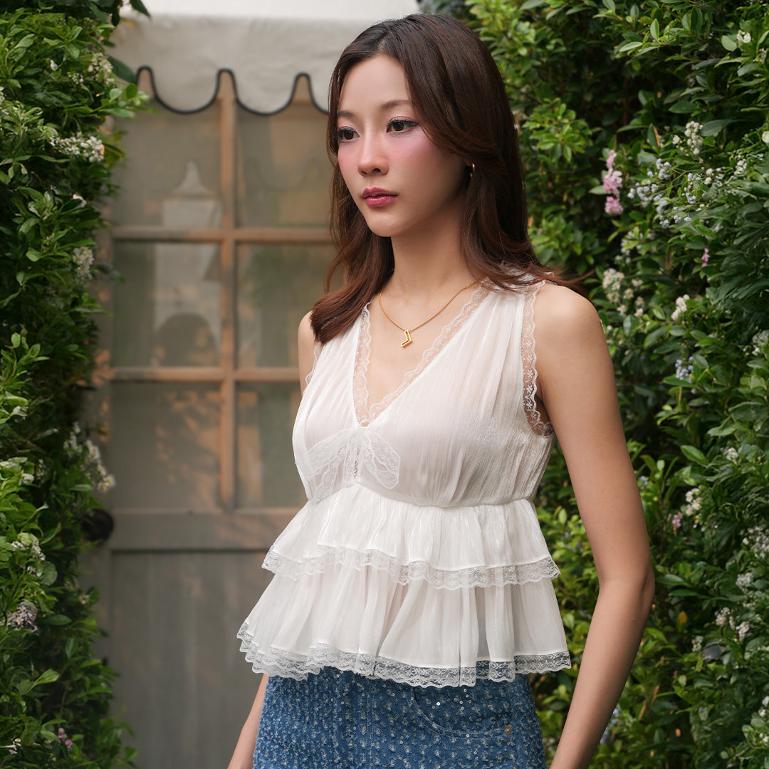 White Emilia top