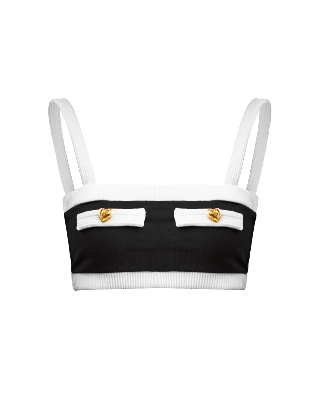 Tina crop top - Black