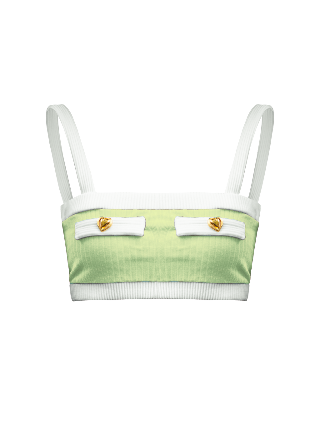 Tina Crop Top - Light Green