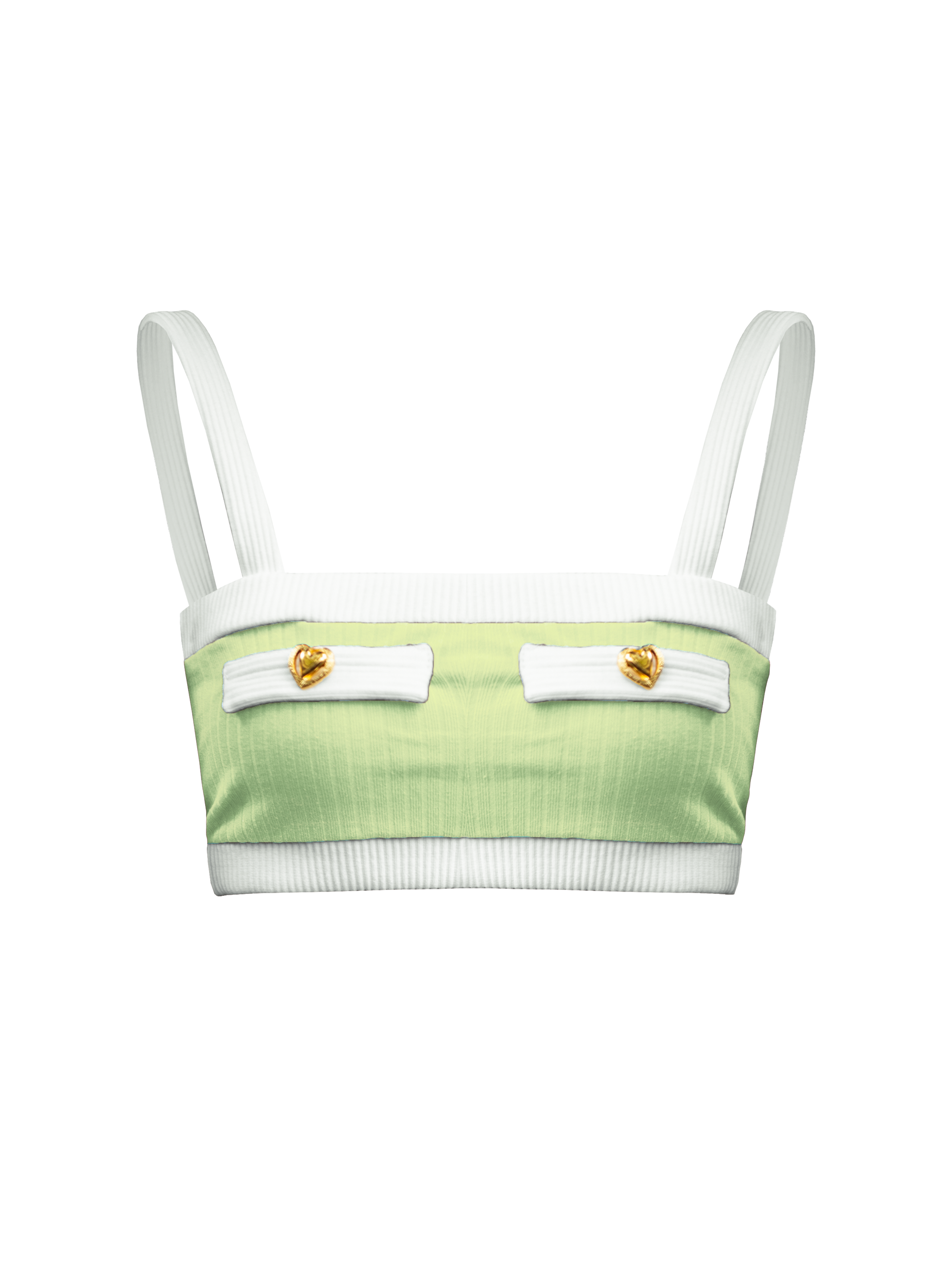 Tina Crop Top - Light Green