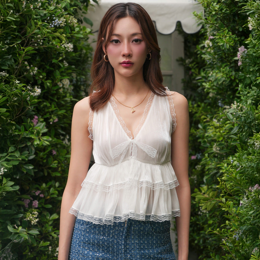 White Emilia top