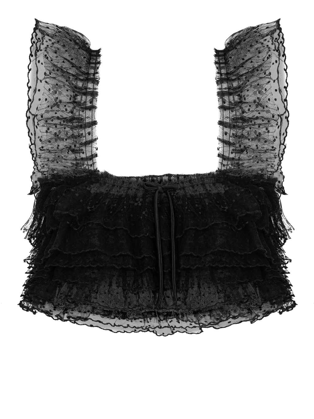 Black Alice crop top