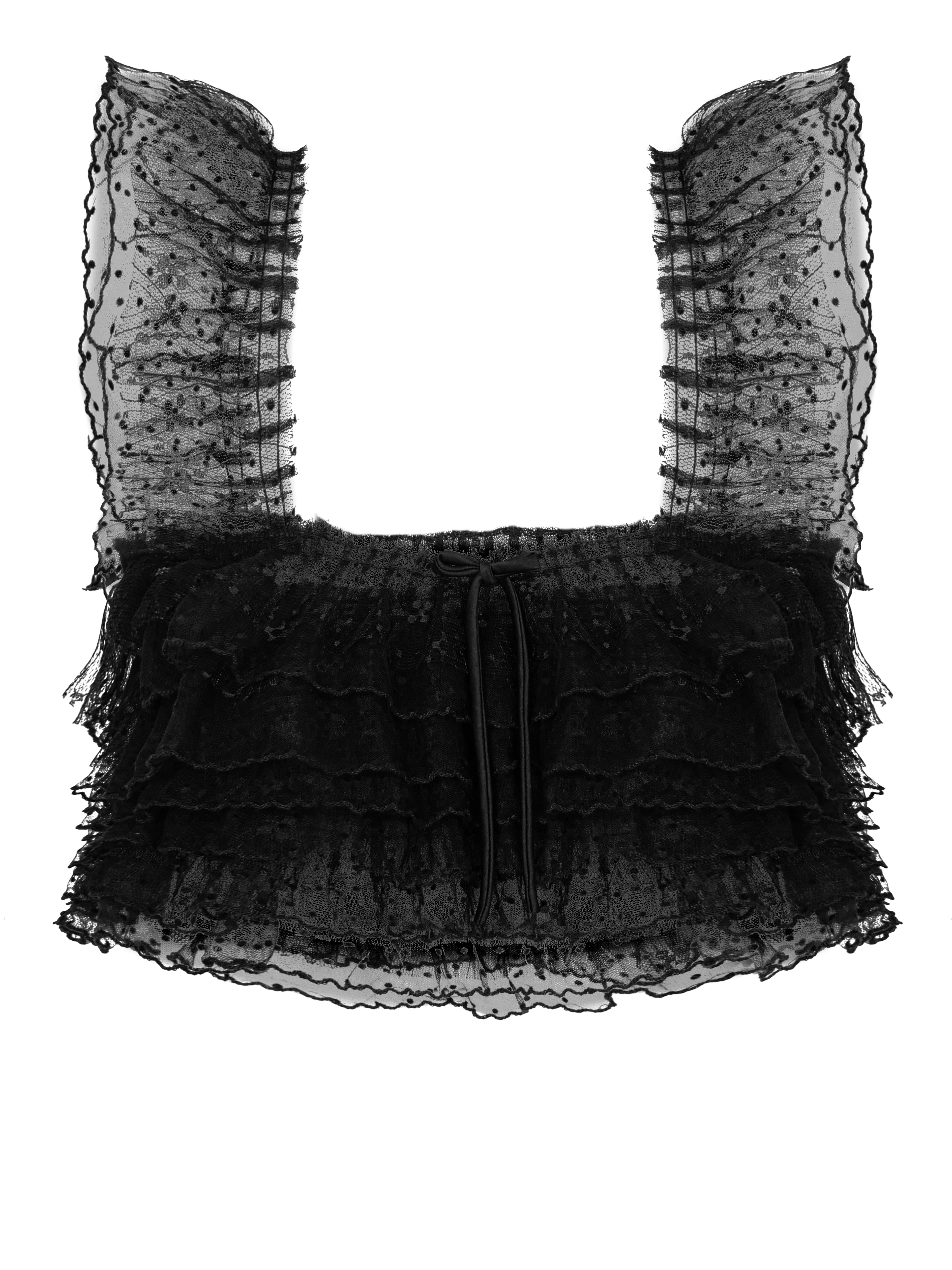 Black Alice crop top