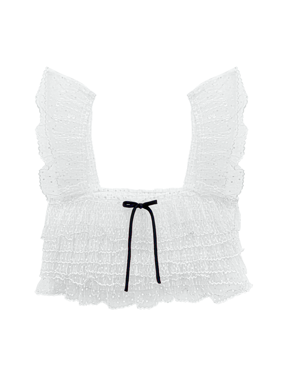 White Alice crop top