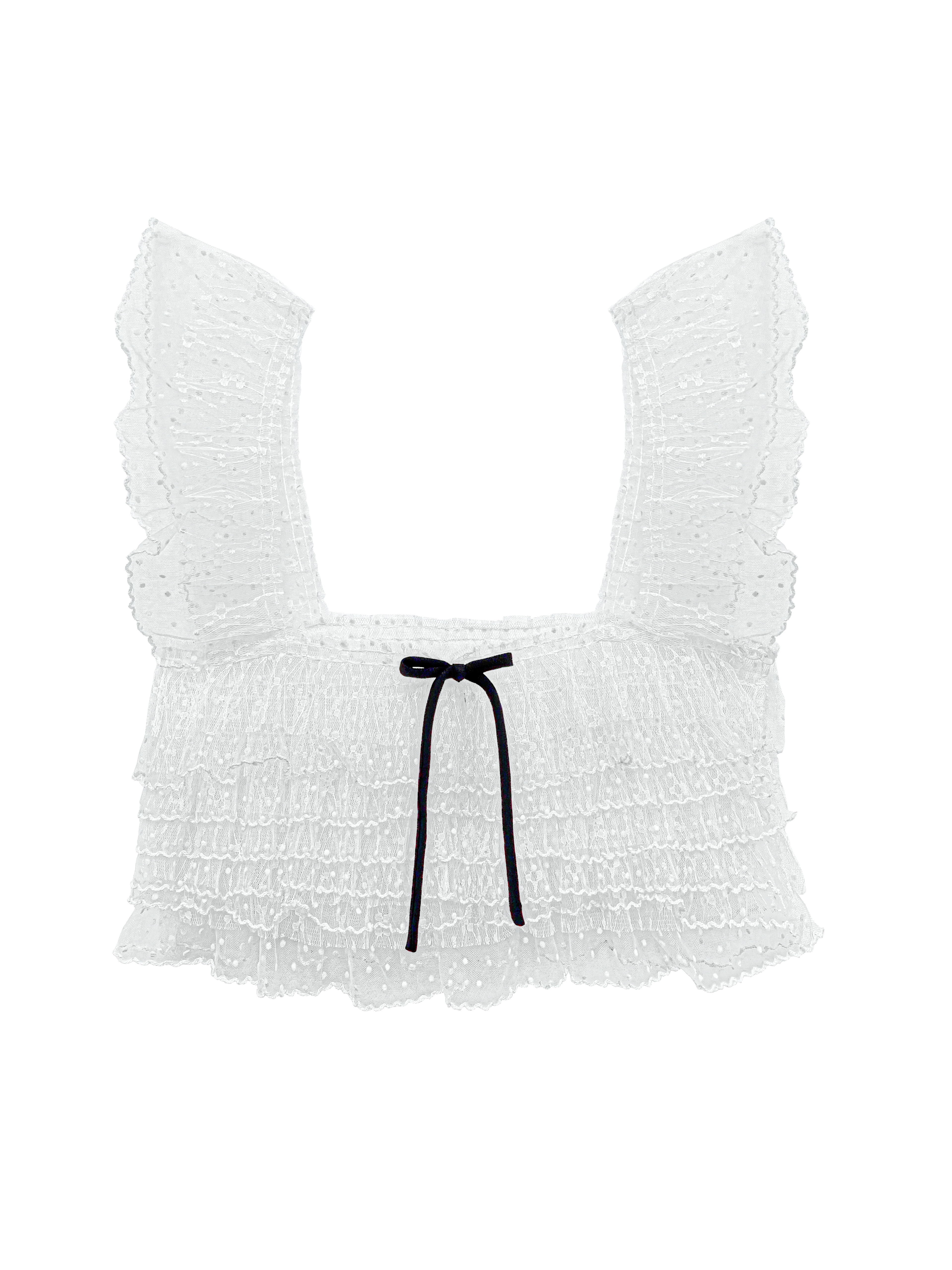 White Alice crop top